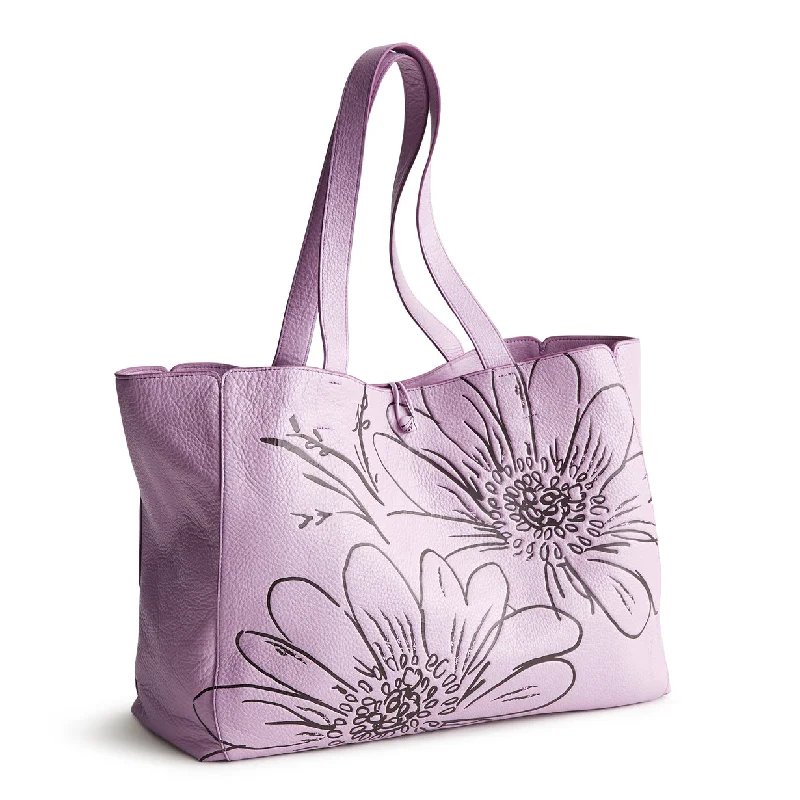 Edgy Fashion Deals Hathaway Tote Bloom Lavender Frost Everyday Elegance At Special Prices