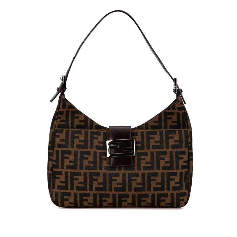 Embrace New Fashion Fendi Zucca Canvas Leather Shoulder Bag Luxury Totes At The Lowest Prices Of The Season