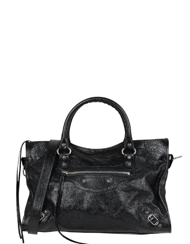 Luxury Bags For Professionals With Discounts Balenciaga Black Leather Medium Le City Bag Your Perfect Bag At The Perfect Price
