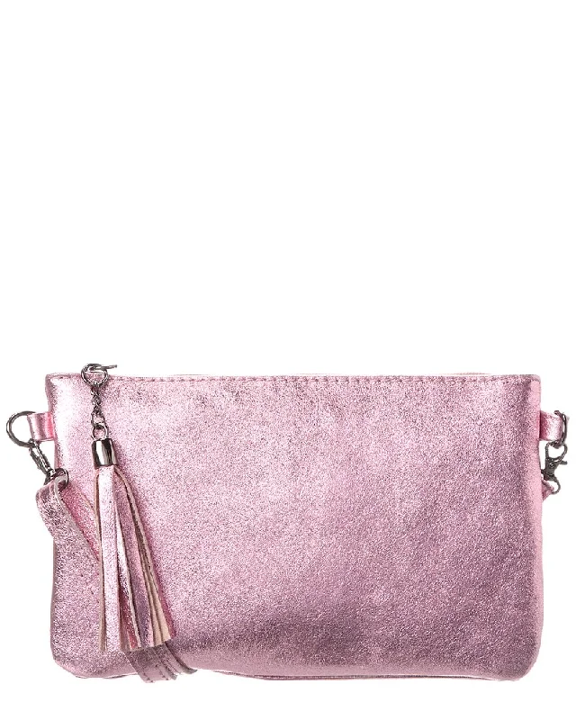 Trendy Threads Persaman New York Milo13 Leather Metallic Crossbody The Best Handbag Offers Are Here