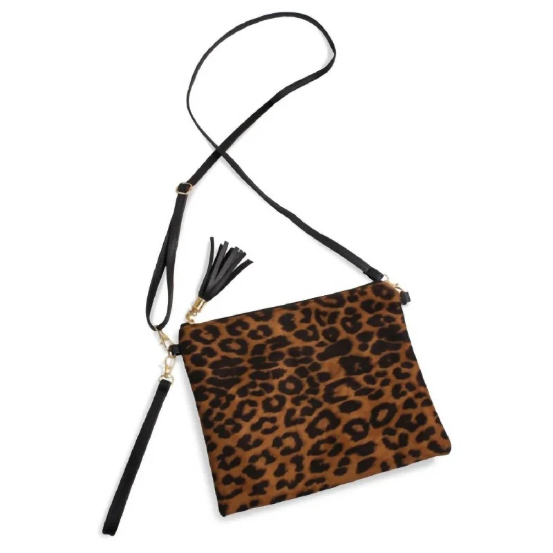 Uxury Designer Handbag Brands Women's Convertible Crossbody/wristlet Purse In Brown & Black Cheetah Trendy Bags, Huge Savings Uxury Designer Handbag Brands Women's Convertible Crossbody/wristlet Purse In Brown & Black Cheetah Trendy Bags, Huge Savings