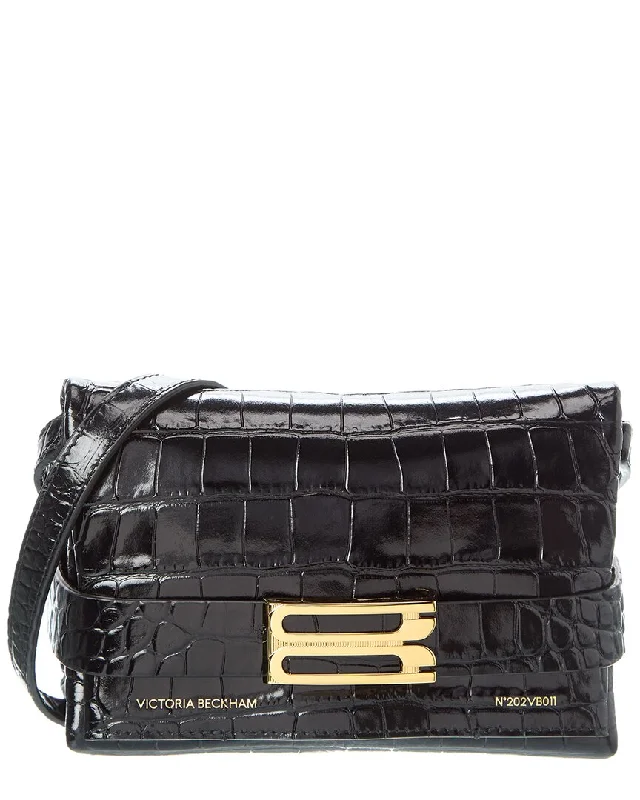 Fashion-Forward Offers Victoria Beckham Croc-Embossed B Logo Leather Crossbody Everyday Handbags At Wallet-Friendly Prices Fashion-Forward Offers Victoria Beckham Croc-Embossed B Logo Leather Crossbody Everyday Handbags At Wallet-Friendly Prices