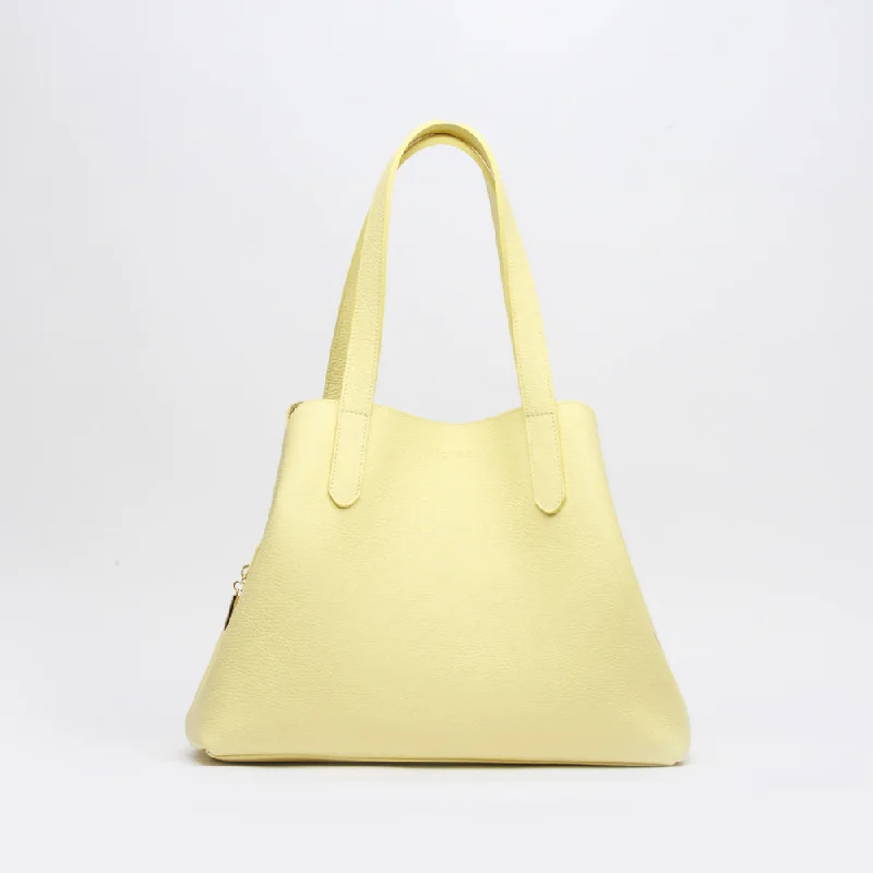 Hot Items Lauren Tote Yellow Stylish And Functional Bags Now At Reduced Rates