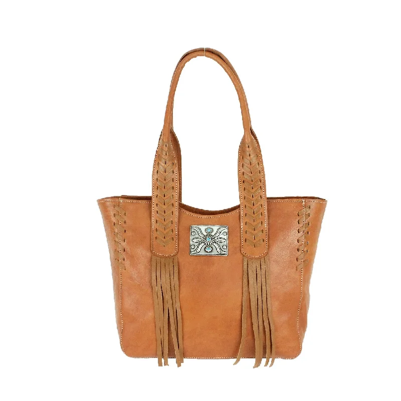 Mohave Canyon Small Zip Top Tote - Golden Tan