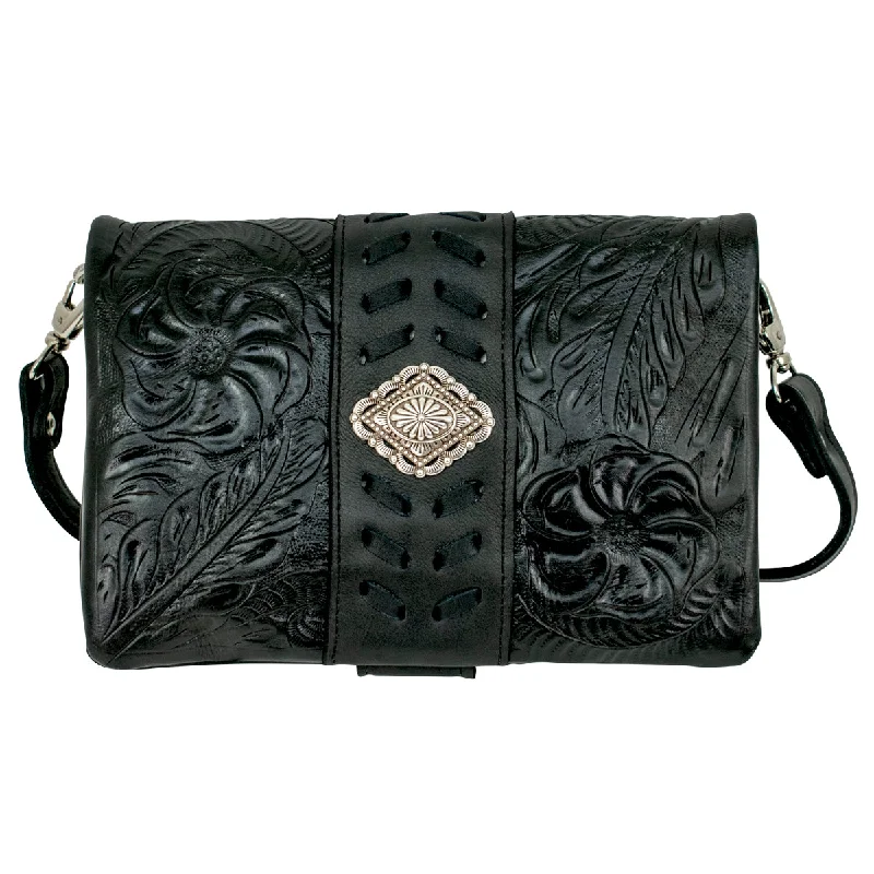 Large Fold 'N Go Crossbody - Black