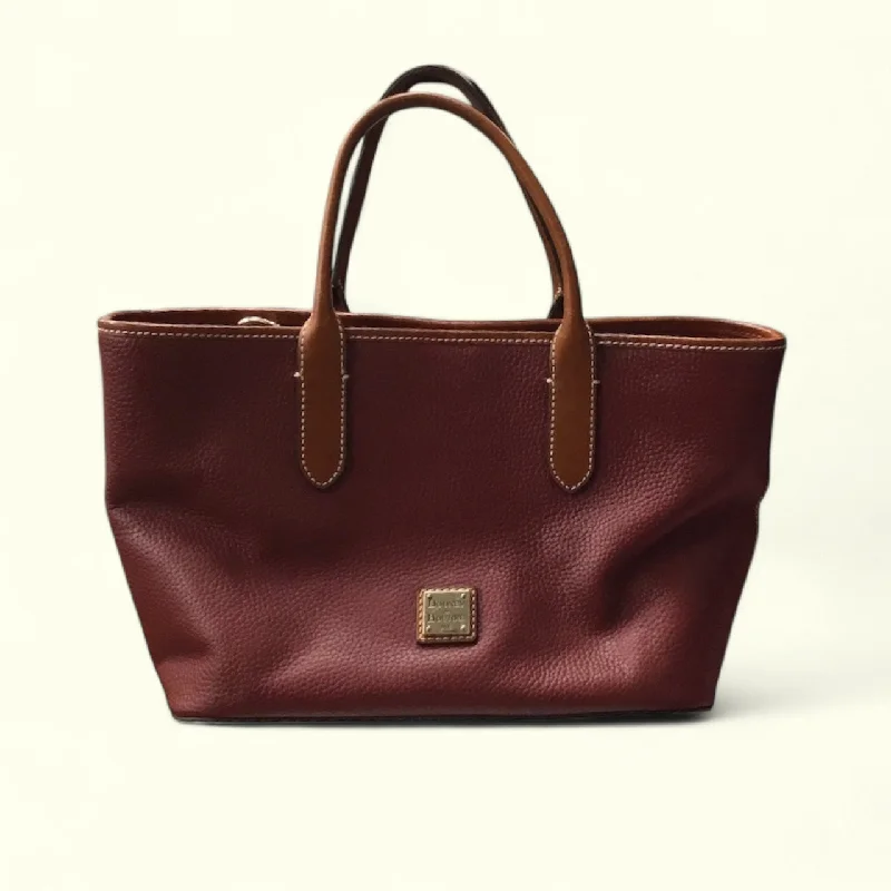 Tote Leather By Dooney And Bourke, Size: Medium