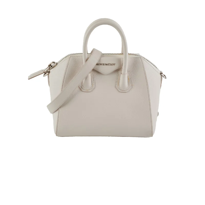 Limited-Time Offer On Trendy Bags Givenchy Mini Anitigona White Huge Handbag Markdowns – Update Your Collection Now