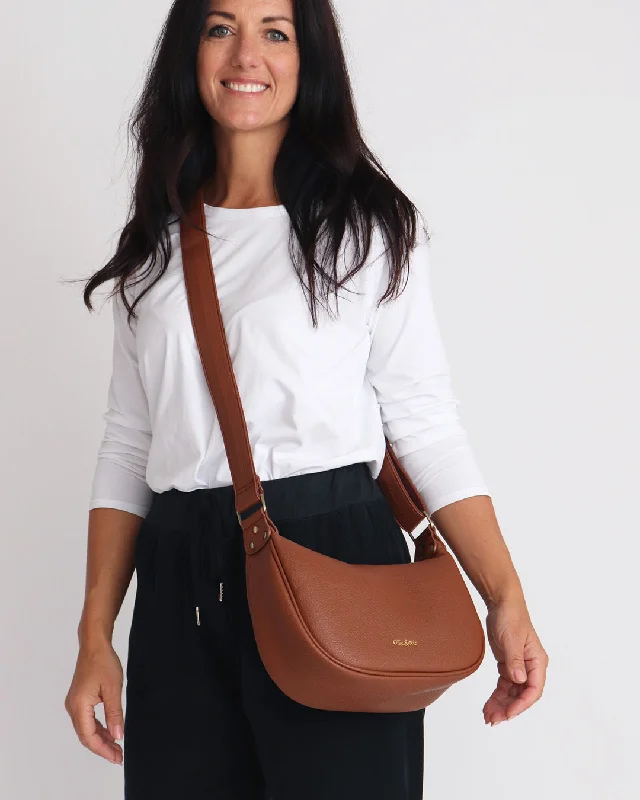 Fashion Frontiers Ashby Sling Bag - Tan Must-Have Bags With Big Savings