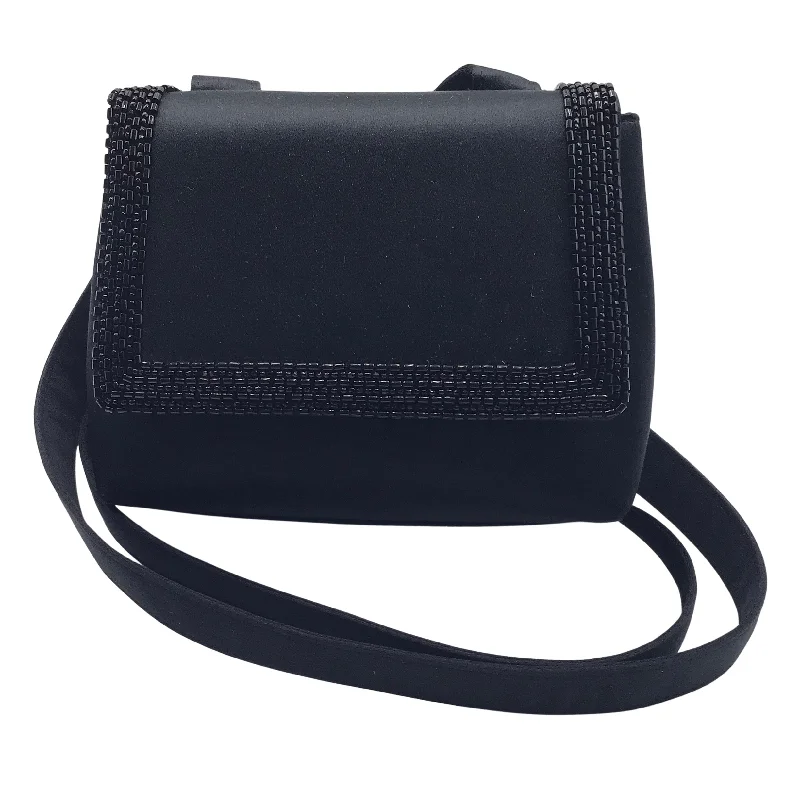 Chanel Black Bead Embellished Satin Mini Shoulder Bag Grab Your Favorite Handbags For Less