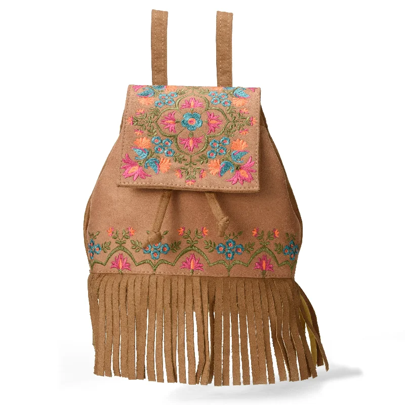 Cafe Fringe Backpack Statement Handbags At Unbeatable Discounts