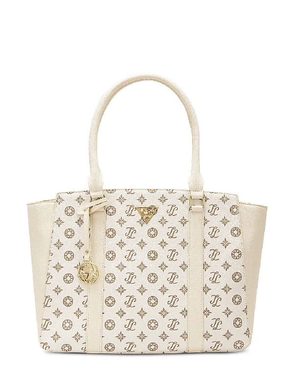 Easy Elegance Sales Lavie Signature Montana Large Off White Womens Tote Bag Modern Handbags With Stylish Discounts