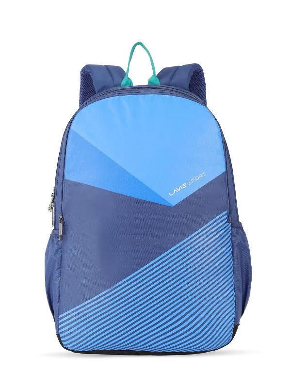 Lavie Sport Perk 36 litres Laptop Backpack | School College Bag For Boys & Girls Navy