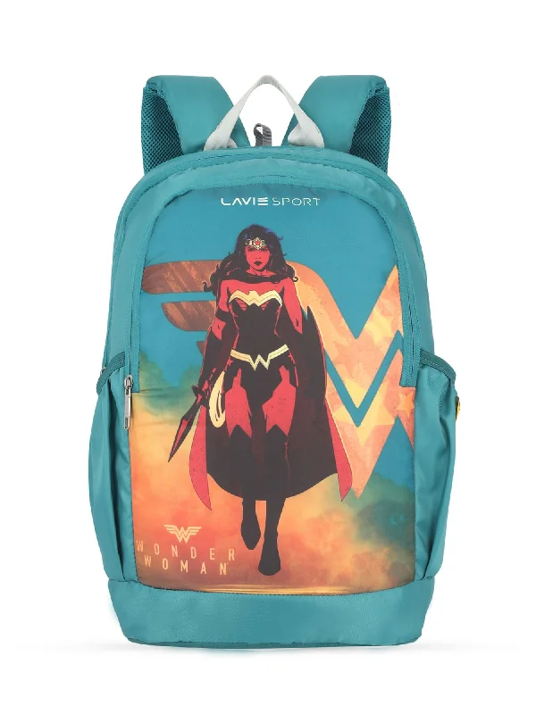 Lavie Sport Wonder woman Blaze 33L College Laptop Backpack For Boys & Girls Teal