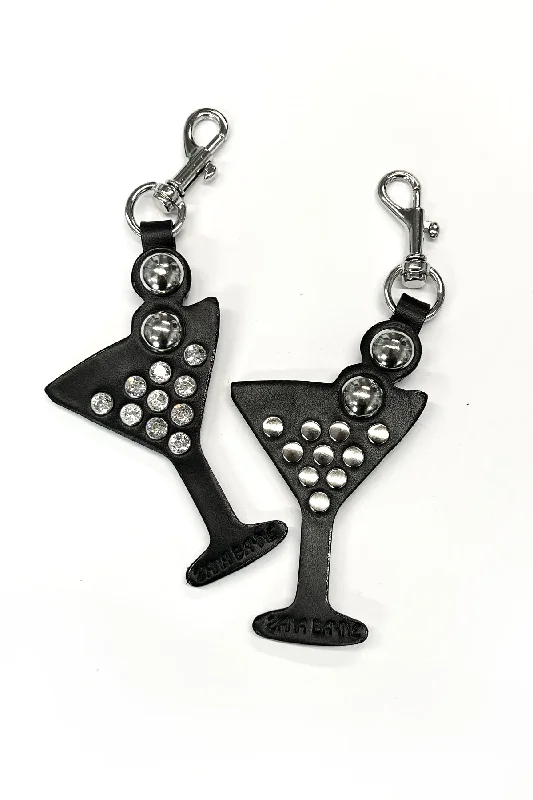 Mega Sale Leather Martini Keychain Chic Handbags At Special Promotional Prices