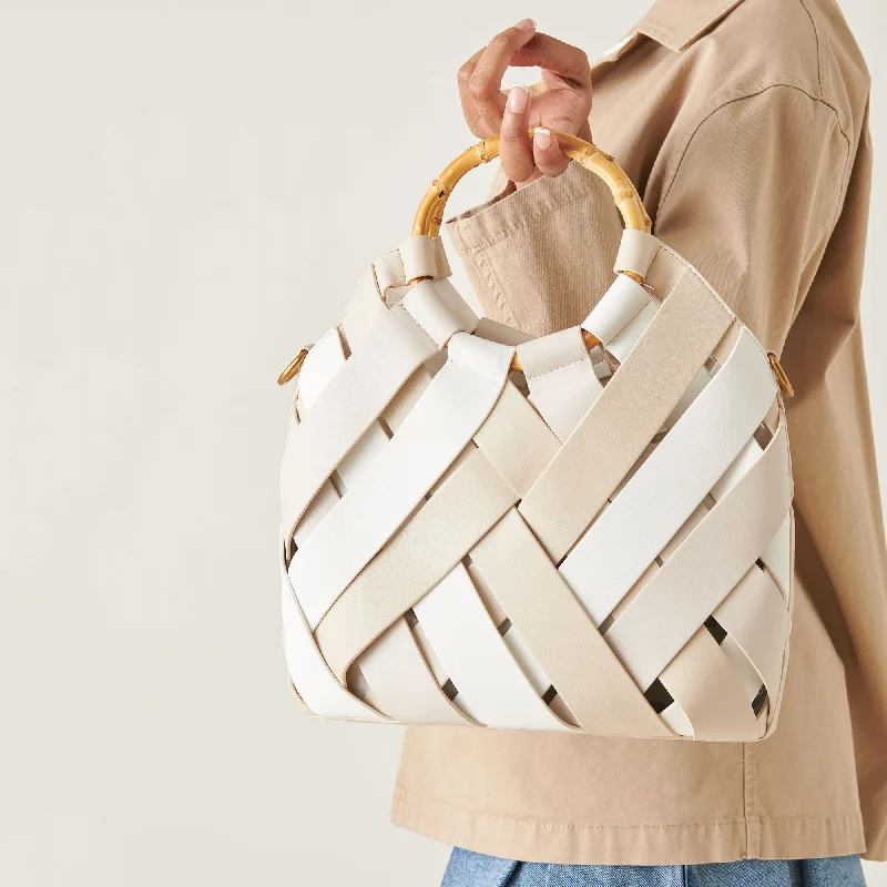 SIENNA HANDBAG IVORY MULTI STELLA Stylish And Durable Handbags At Great Value