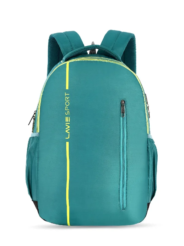 Lavie Sport Streak 36L Anti-theft Laptop Backpack For Men & Women | Laptop Bag For Boys & Girls Teal