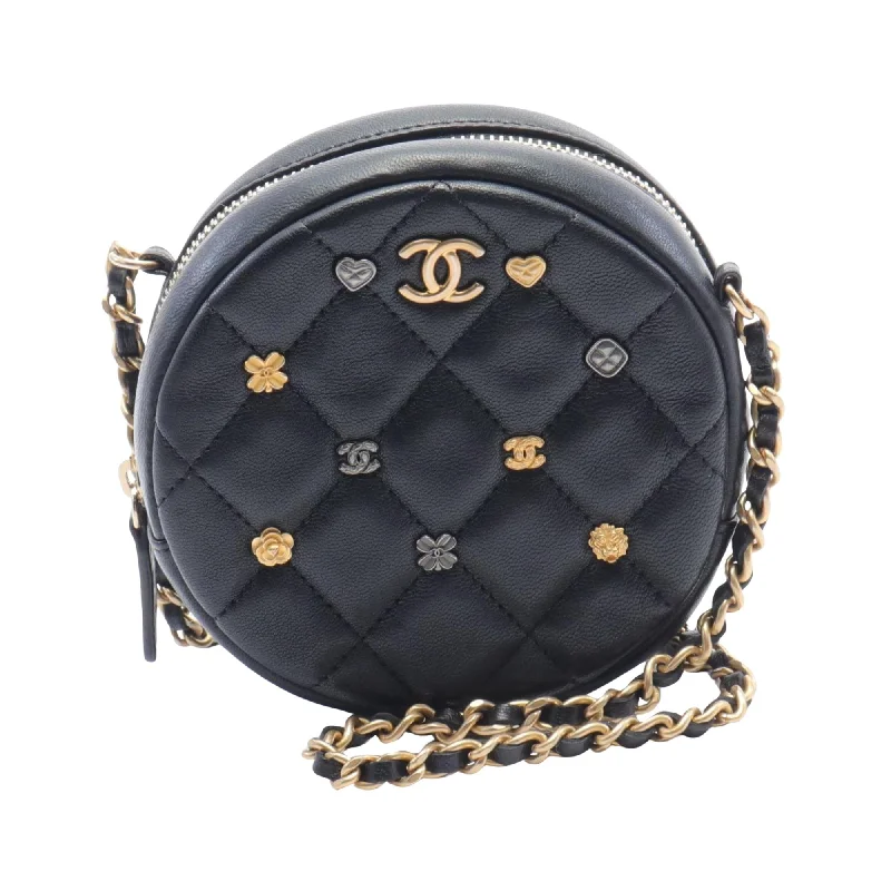 Chanel Coco Mark  Leather Shoulder Bag (Pre-Owned)