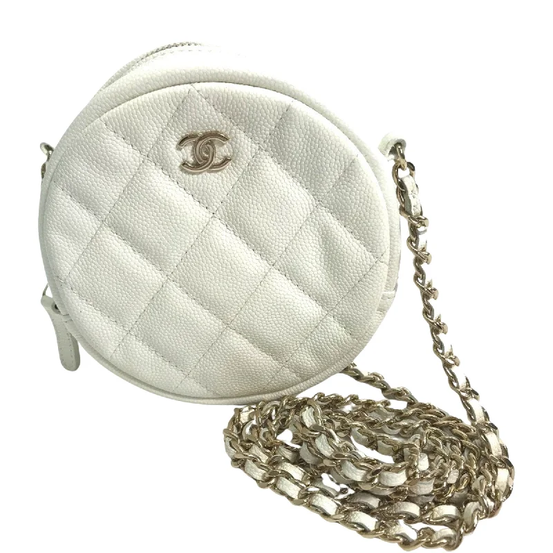 Chanel Ronde  Leather Shoulder Bag (Pre-Owned)