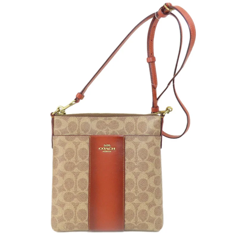 Coach Signature  Canvas Shoulder Bag (Pre-Owned) Your Perfect Bag At The Perfect Price
