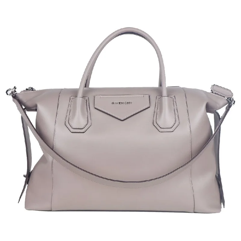 Givenchy Gray Leather Crossbody Bag