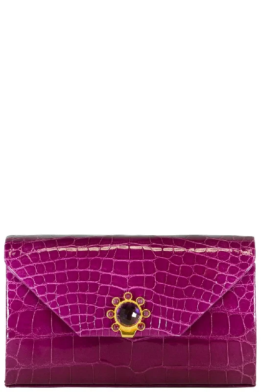 Isabel Box Clutch - Magenta