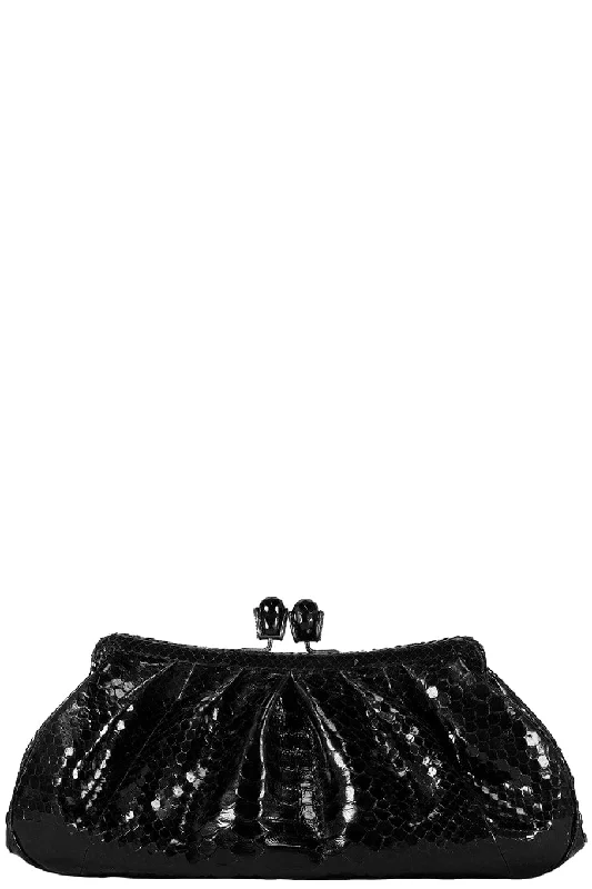 Kisslock Clutch - Black