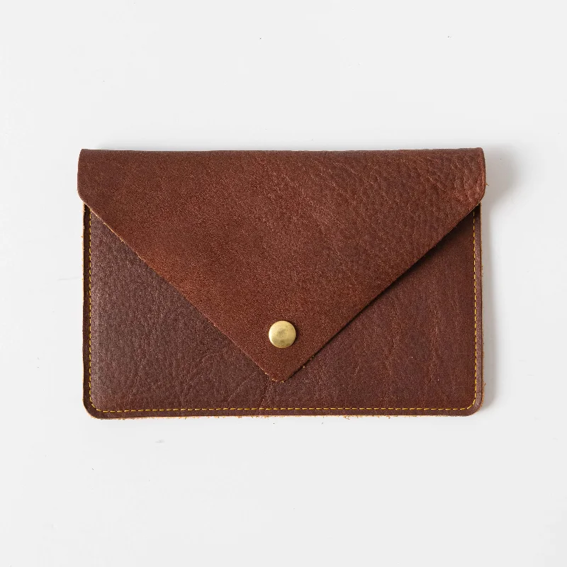 Macchiato Leather Clutch