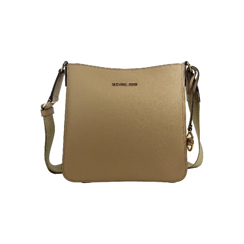 Michael Kors Jet Set Small Messenger Crossbody Bag Camel