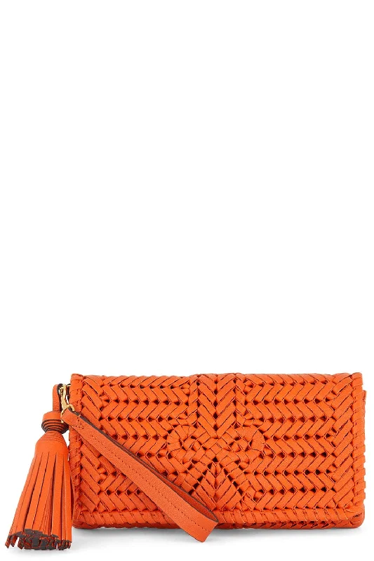 Neeson Tassel Clutch - Ginger