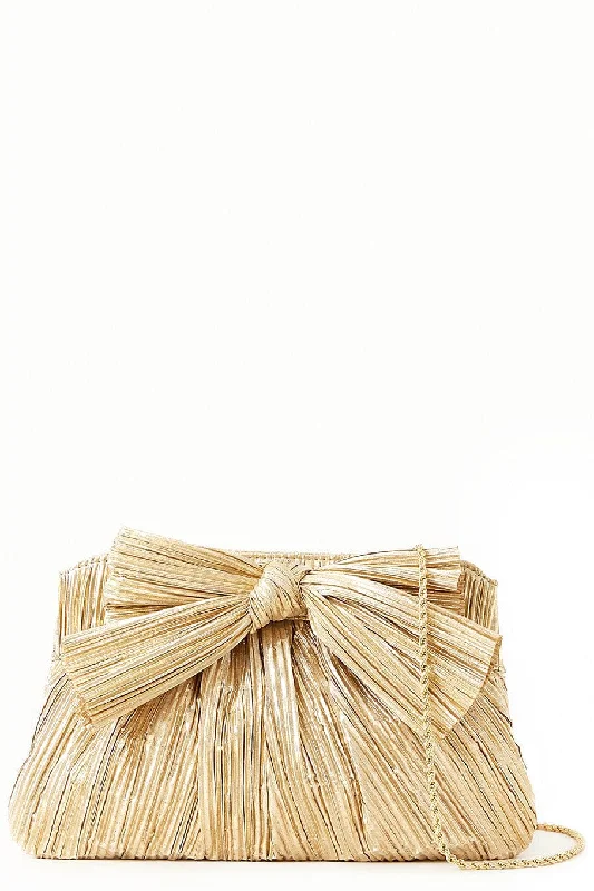 Rayne Clutch - Gold