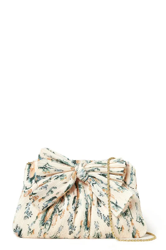 Rayne Pleated Frame Clutch - Nova Floral