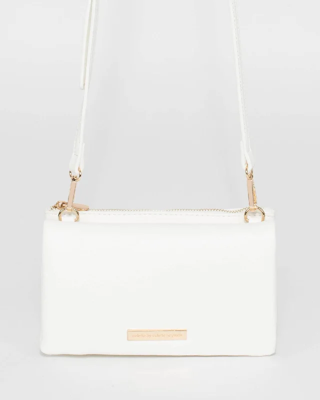 White Zharna Crossbody Bag