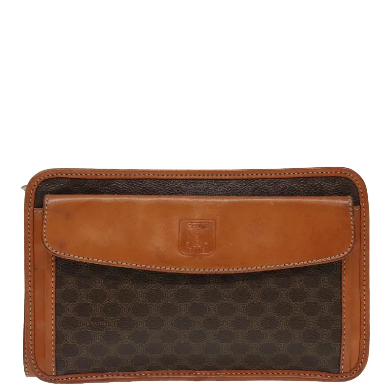 Céline Triomphe  Canvas Clutch Bag (Pre-Owned)