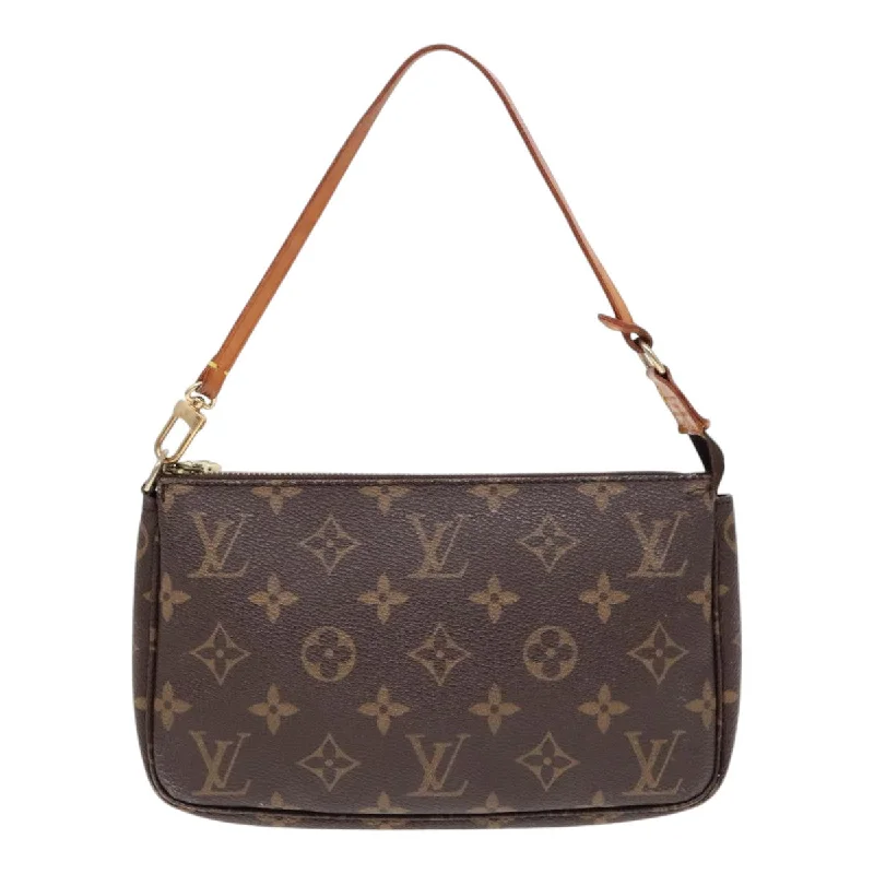 Louis Vuitton Pochette Accessoire  Canvas Clutch Bag (Pre-Owned)