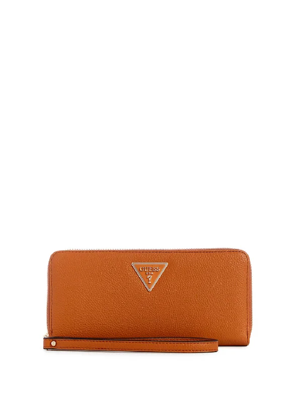 Tan Laurel Large Wallet