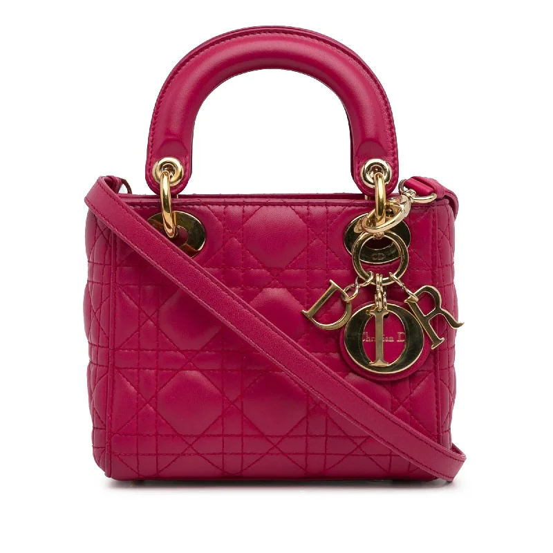 Dior Mini Lambskin Cannage Lady Dior (SHG-hmS7oy)