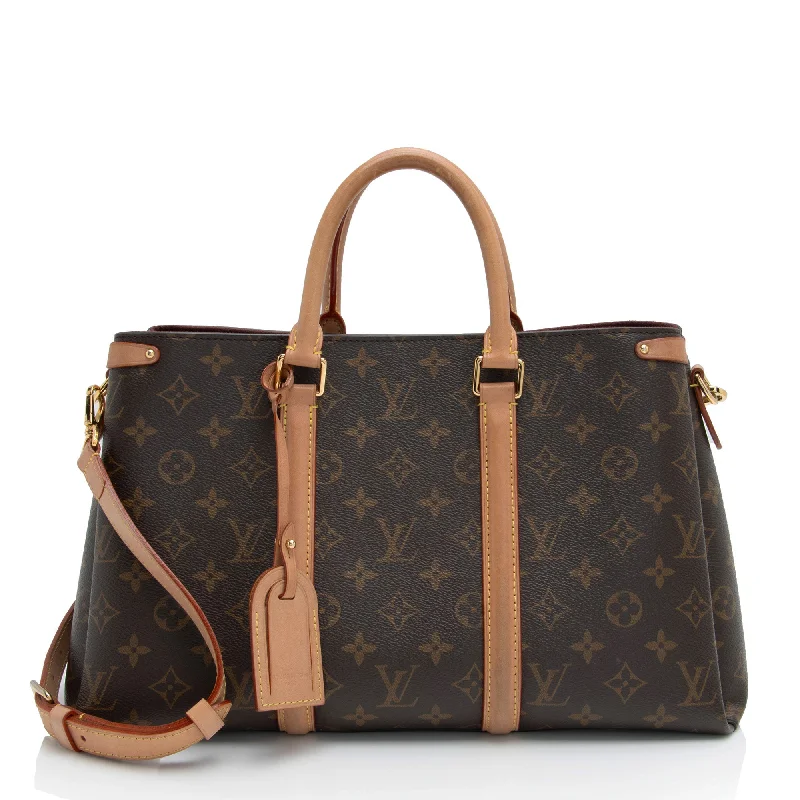 Louis Vuitton Monogram Canvas Soufflot MM Satchel (SHF-5KUjyf)