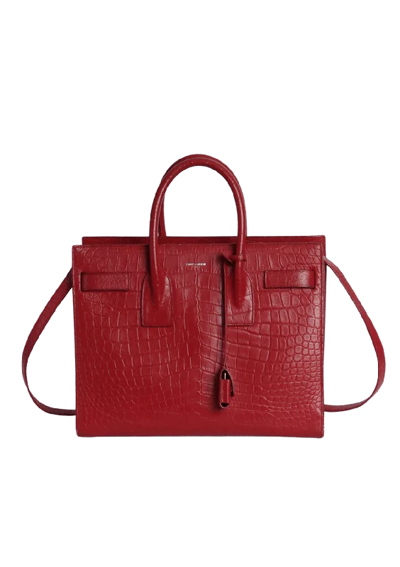 SAC DE JOUR CROCODILE EMBOSSED