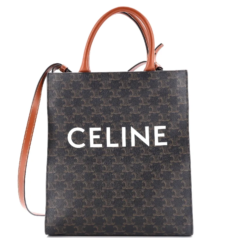 Fashion Sale Vertical Cabas Tote Triomphe Coated Canvas Small Designer Bags At Lower Prices Fashion Sale Vertical Cabas Tote Triomphe Coated Canvas Small Designer Bags At Lower Prices